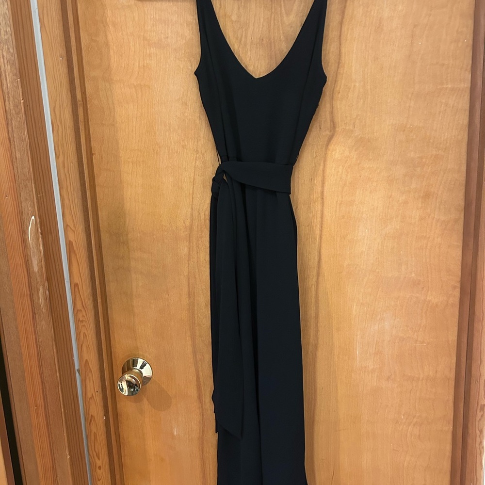 Black Sleeveless Jumpsuit